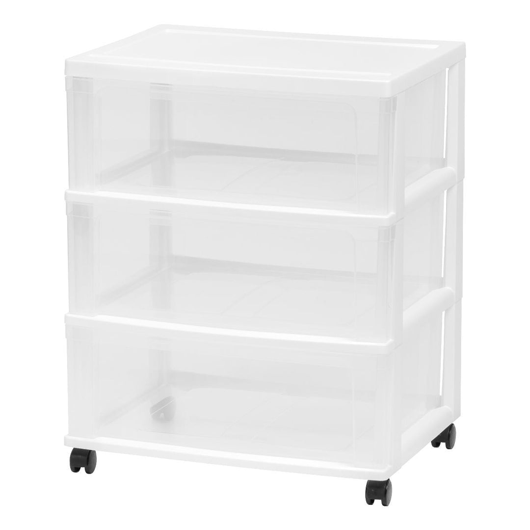 Wide Chest 3 Drawers - image 2#color_white